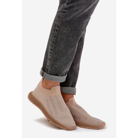 S.Barski Chaussures sportives pour femmes en échappatrice avec tw121 beige 1