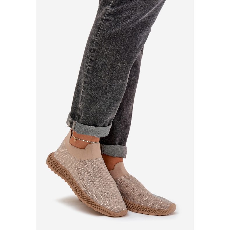 S.Barski Chaussures sportives pour femmes en échappatrice avec tw121 beige 1