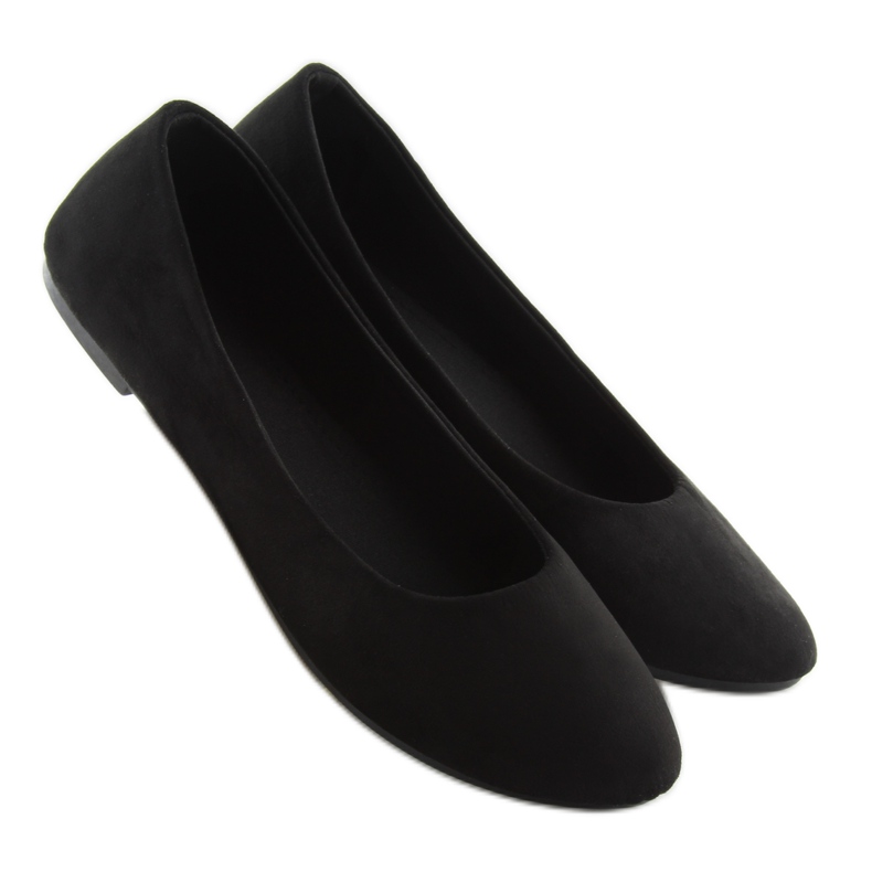 Ballerines souples noires pour femme 1