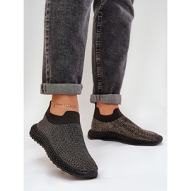 S.Barski Chaussures de sport féminines tachées avec tw121 décoration noire le noir 2