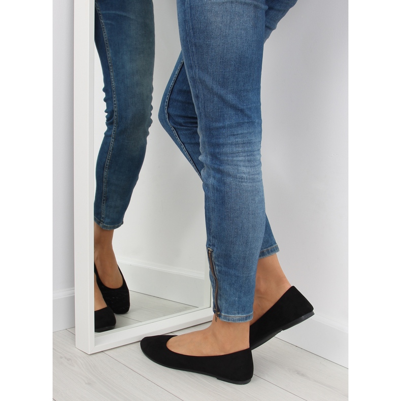 Ballerines souples noires pour femme le noir 2