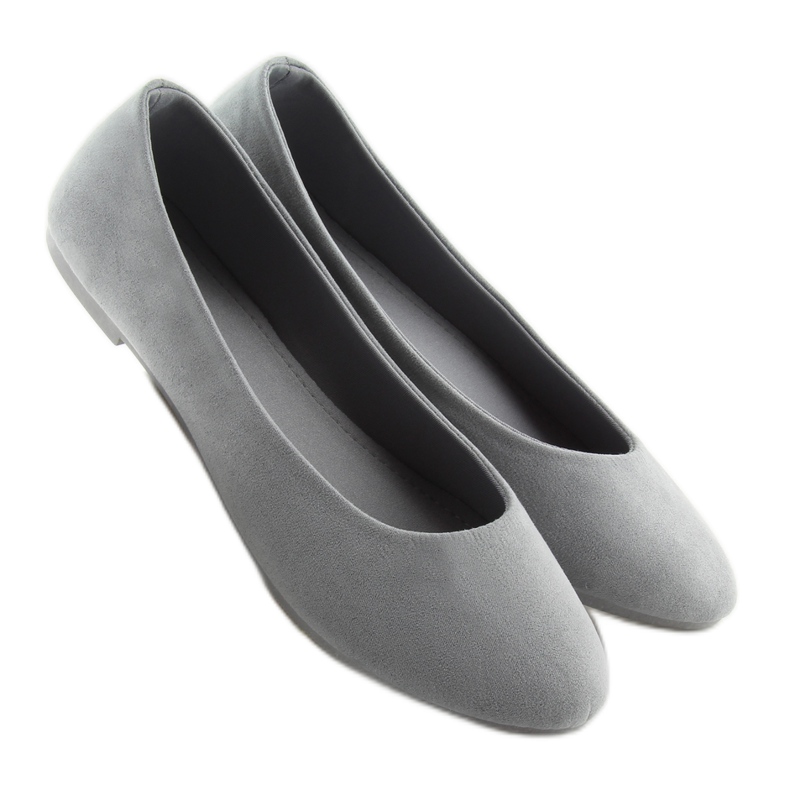 Ballerines femme gris doux D.GRAY 1