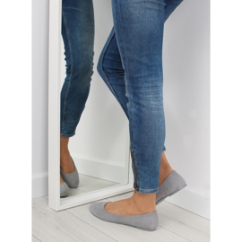 Ballerines femme gris doux D.GRAY 2