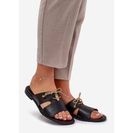 Les tongs en cuir féminin zazoo 3022 noir le noir 1 Les tongs en cuir féminin zazoo 3022 noir le noir 1