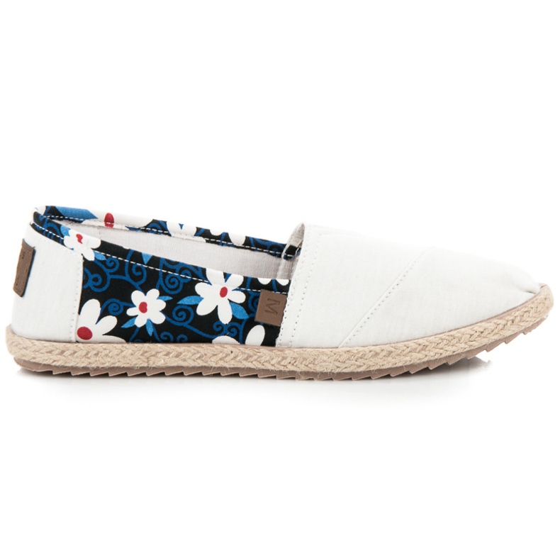 Mckeylor Espadrilles à fleurs blanc 2