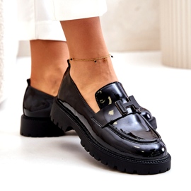 Vinceza 62187 Mocasines laquées noir 2