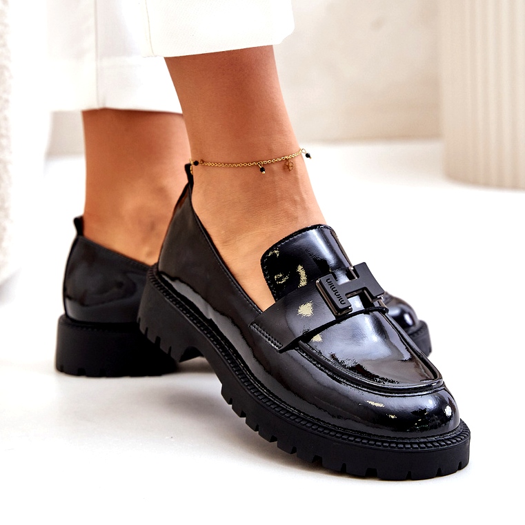 Vinceza 62187 Mocasines laquées noir 2