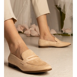 Mandis classiques des femmes beige 2