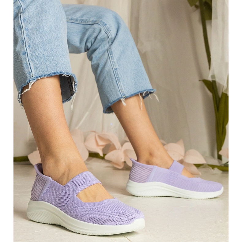 Sneakers pour femmes violet sur une semelle pressée 1 Sneakers pour femmes violet sur une semelle pressée 1