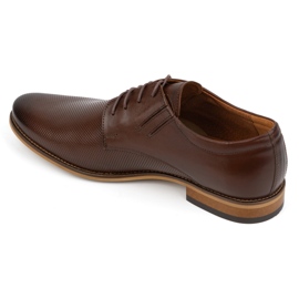 Olivier Chaussures en cuir élégantes pour hommes 483 dans une couleur brun foncé 5