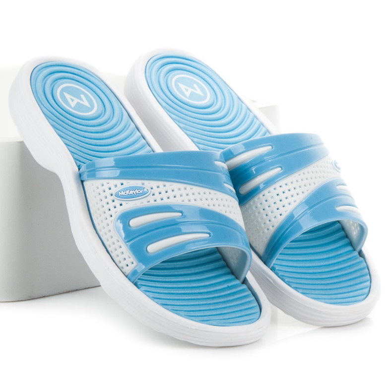 Mckeylor Chaussons de piscine bleus 1
