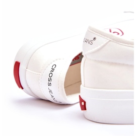 Baskets Femme Cross Jeans Tissu LL2R4043 Blanc 2