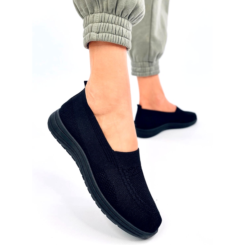 Seastar Baskets de chaussettes pour femmes tout noir 3