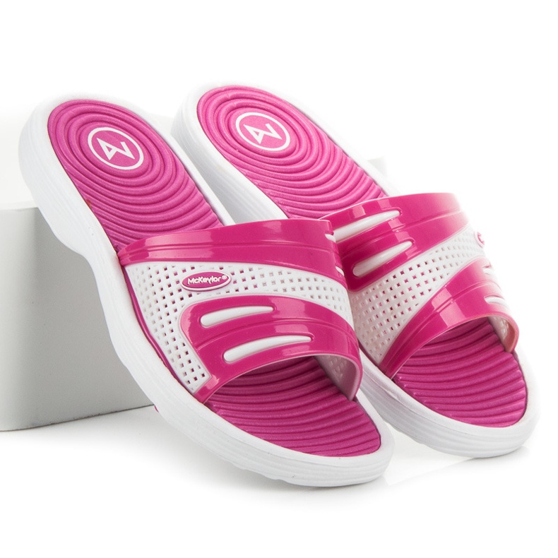 Mckeylor Chaussons de piscine roses 2