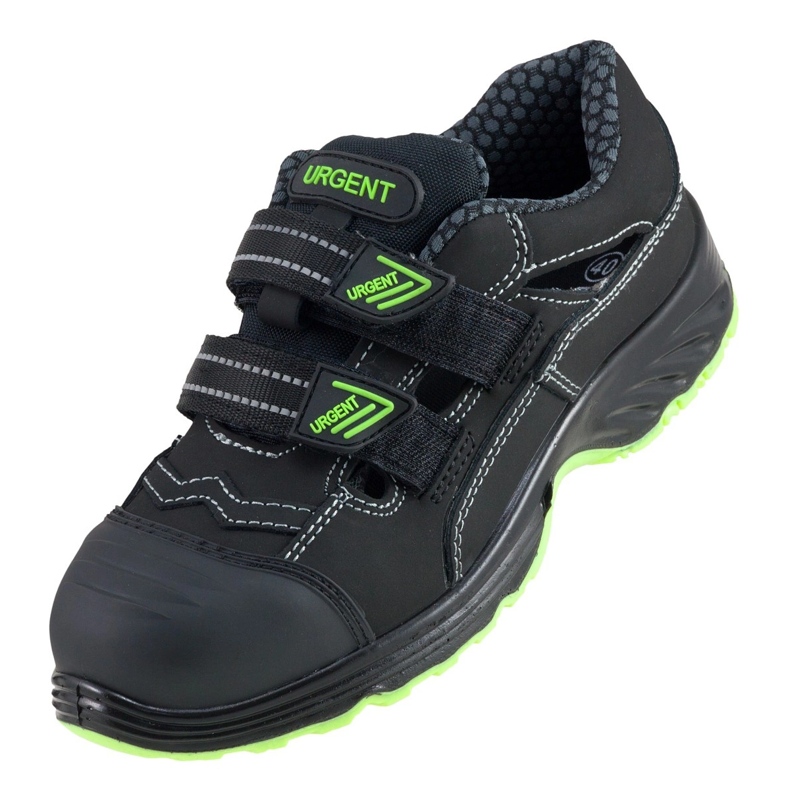 Velcro Work Shoes Urgent 350 / S1 noir 1