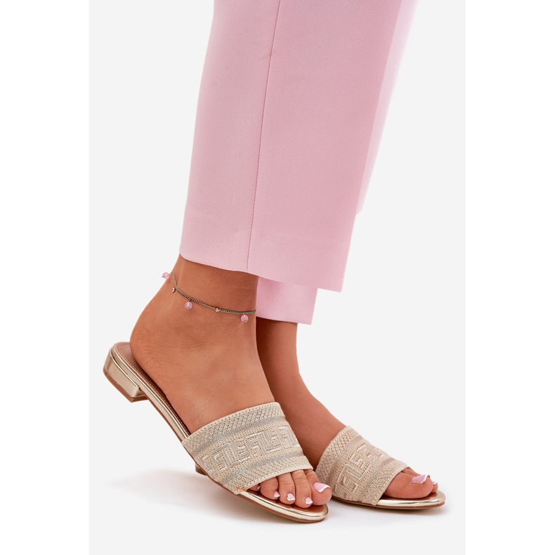 Flip pour femmes à toit d'or 1