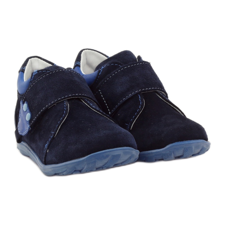 RenBut Chaussures en cuir velcro 1476 bleu marine 4 RenBut Chaussures en cuir velcro 1476 bleu marine 4
