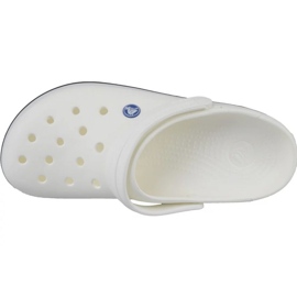 Crocs Crocband Tong-flop dans 11016-100 Medical blanc 1