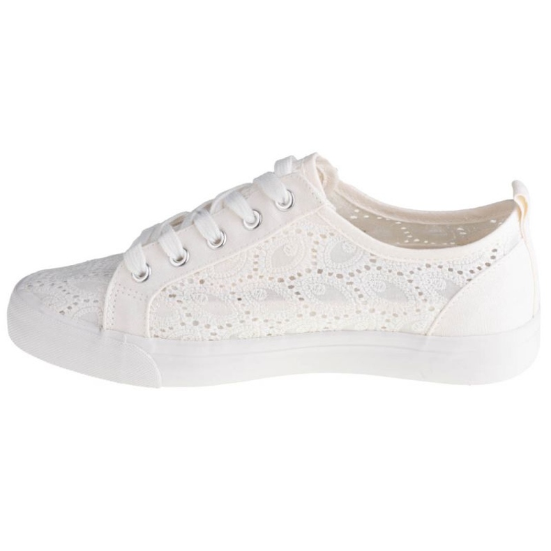 Big Star Women W274925 baskets en dentelle blanc 4