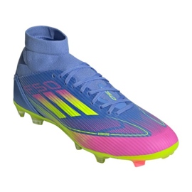 Adidas F50 League FG / Mg Mid Ji0436 Chaussures de football bleu 1 Adidas F50 League FG / Mg Mid Ji0436 Chaussures de football bleu 1