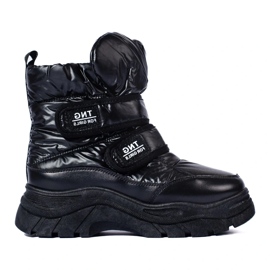 W. Potocki Bottes de neige chaudes pour femmes de Potocki le noir 2