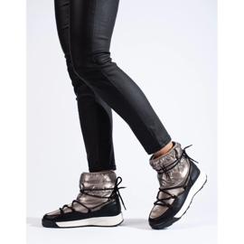 Bottes de neige femme Big Star KK274275 d'or 2