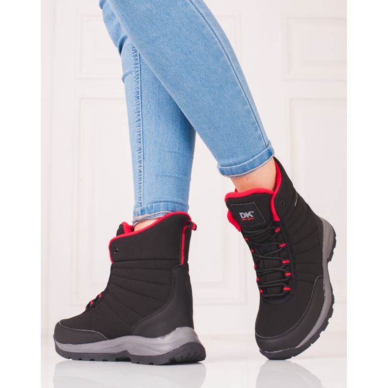 Chaussures de trekking hautes femme DK aquaproof le noir 2