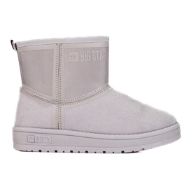 Bottes de neige courtes pour femmes grises Big Star KK274613 1