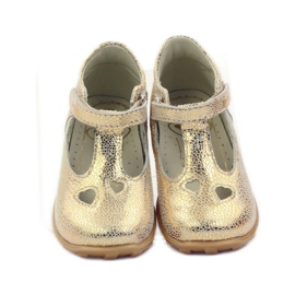 Ballerines fille coeurs Ren But 1467 jaune 4