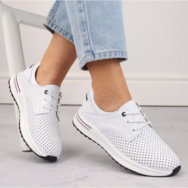 Filippo W PAW505 chaussures de sport en cuir, blanc blanche 1 Filippo W PAW505 chaussures de sport en cuir, blanc blanche 1