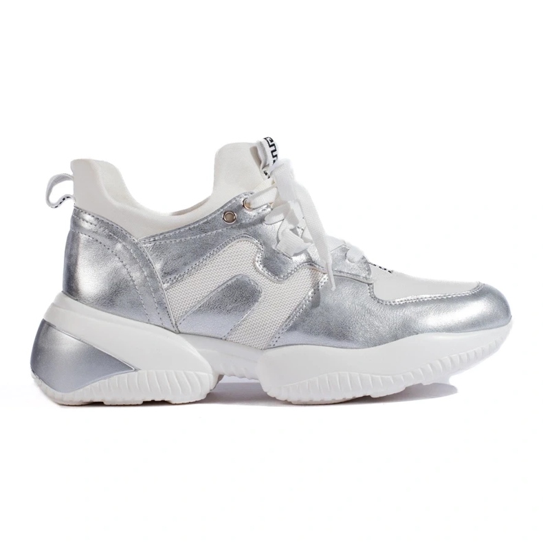 Weide Baskets blanches et argentées 2