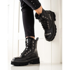 ARTIKER Bottes en cuir Vibes le noir 4