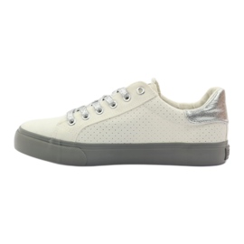 Big Star Baskets grandes étoiles AA274A053 blanche argent gris 2