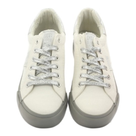 Big Star Baskets grandes étoiles AA274A053 blanche argent gris 3