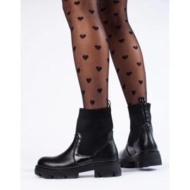 Bottes à enfiler noir 1