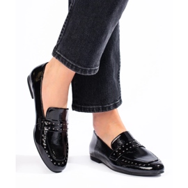 Mocassins Laqués LA.FI le noir 1