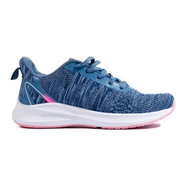Chaussures de sport textiles bleu 1