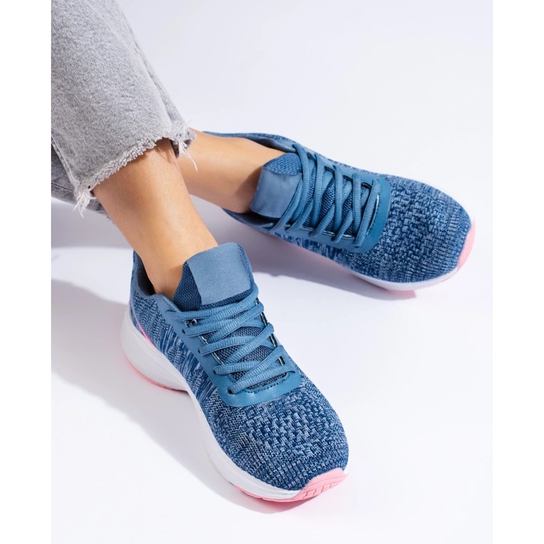 Chaussures de sport textiles bleu 2