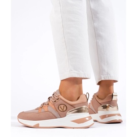 Baskets élégantes VINCEZA rose 1 Baskets élégantes VINCEZA rose 1