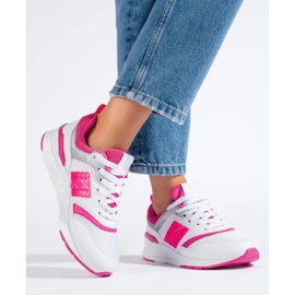 Chaussures de sport décontractées blanche 1