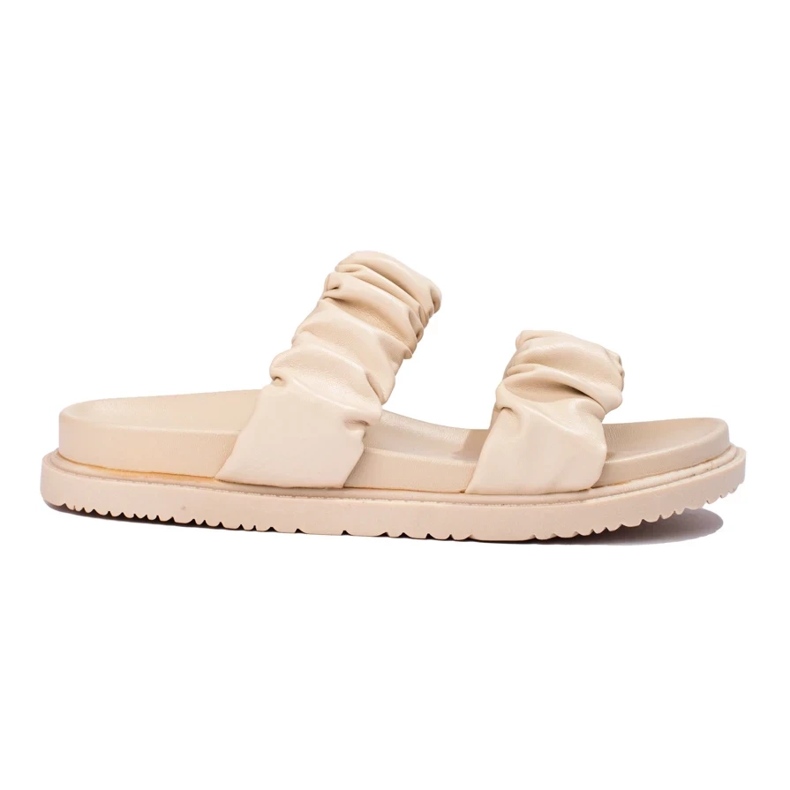 J. Star Babouches beiges à rayures 1