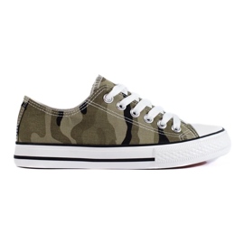 Baskets classiques pour femmes vert 2
