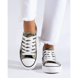 Baskets classiques pour femmes vert 4