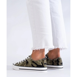 Baskets classiques pour femmes vert 1