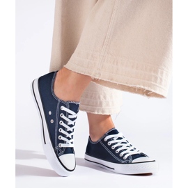 Baskets classiques pour femmes bleu 4