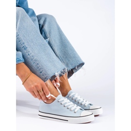 Baskets classiques pour femmes bleu 1
