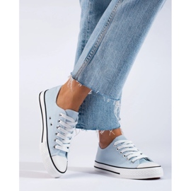 Baskets classiques pour femmes bleu 3