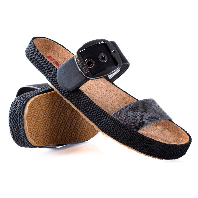 Chaussons pour femmes Big Star noir 2