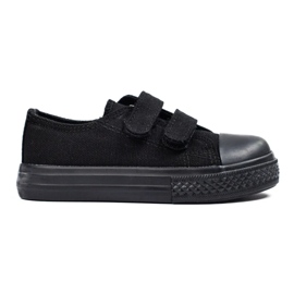 Baskets pour enfants Vico avec fermeture velcro noir le noir 2