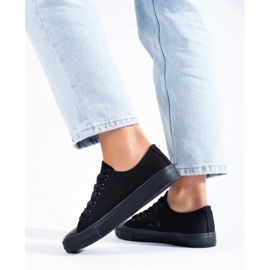 Baskets classiques pour femmes Vico noir le noir 3